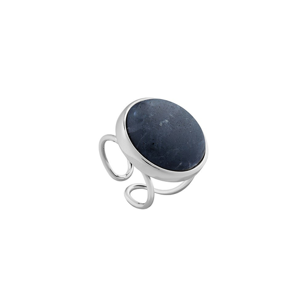 Кольцо Possebon Pearl Sodalite 16.5 мм K0948.22 BL/S