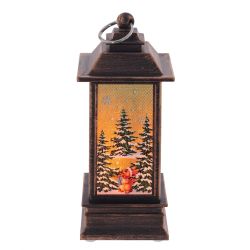 GAEM Изделие декоративное "Фонарь" (подсвет, LR44 х3шт) L5 W5 H12,5 см (блок 12), 3в.