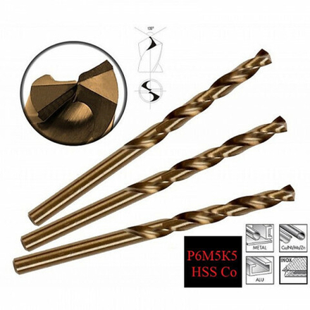 Сверло кобальтовое по металлу 8,0мм