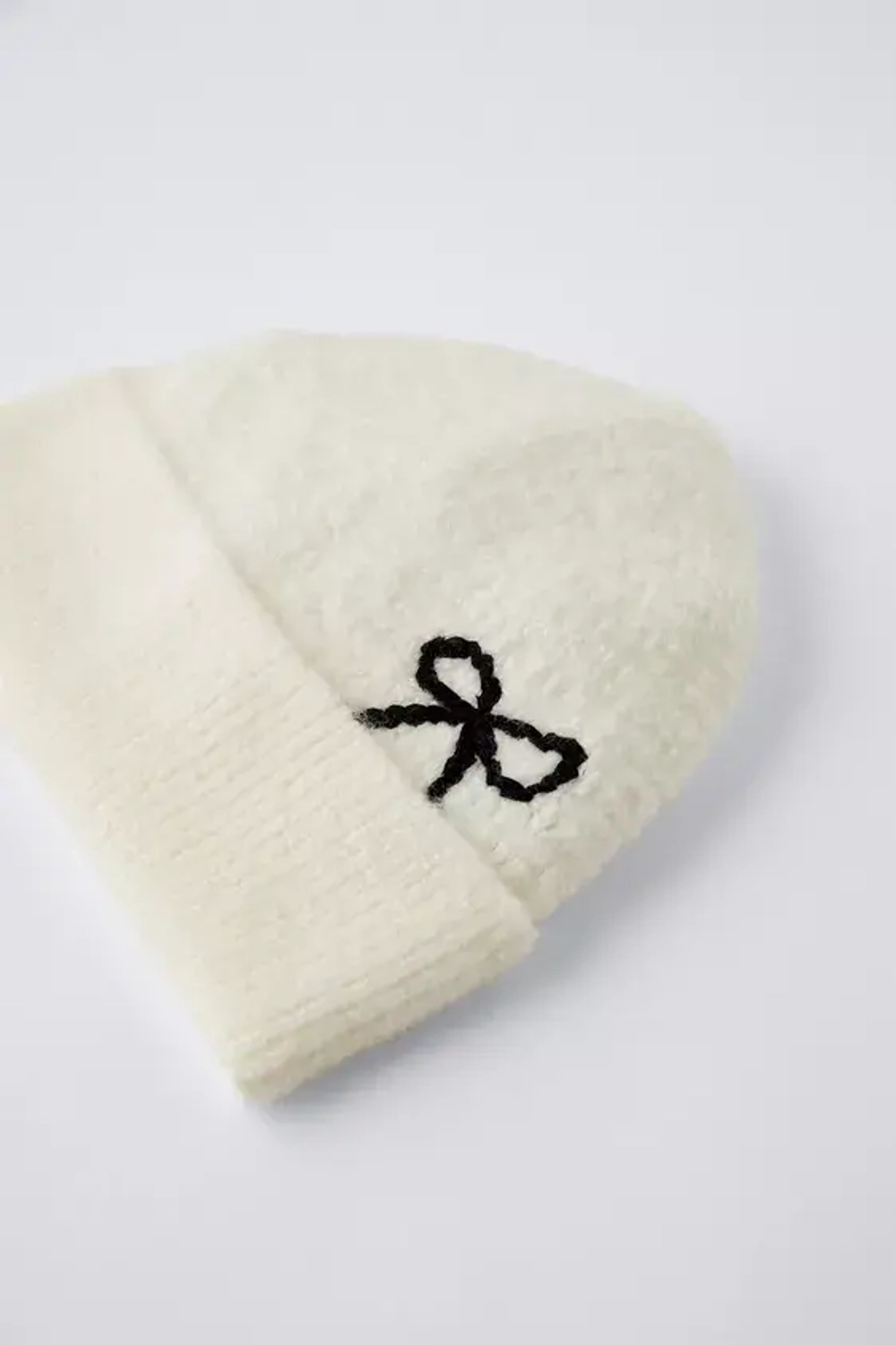 ZARA ШАПКА С БАНТОМ, СВЕТЛО-БЕЖЕВЫЙ