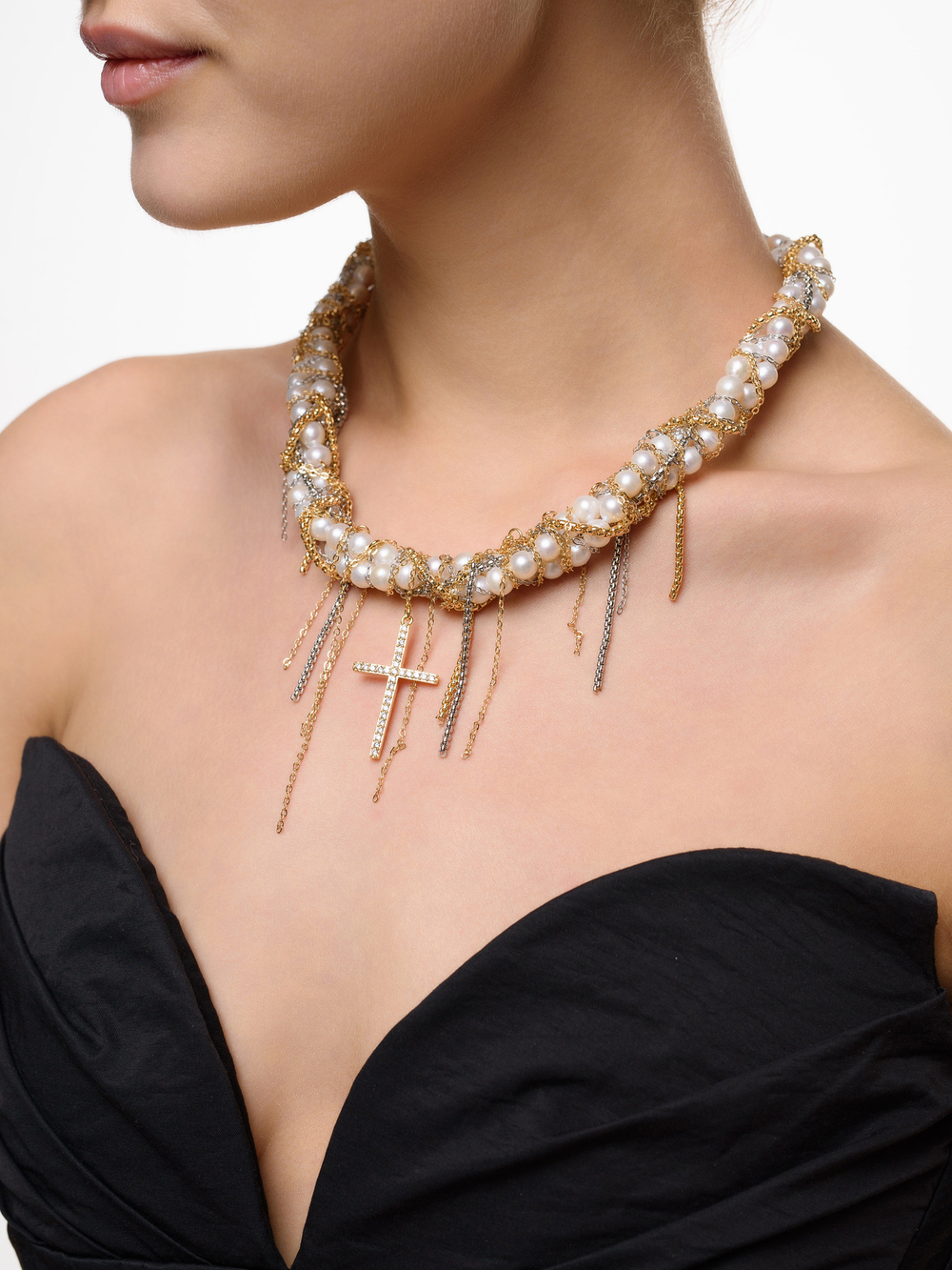 Колье "Pearl Magic" Mini из жемчуга Bicolor