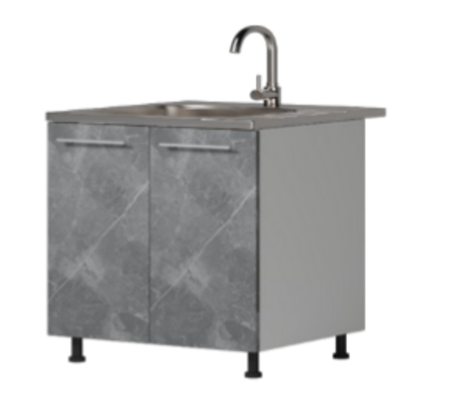 Alisa Каспий по модулям - Стол мойка 800 (без столешницы)