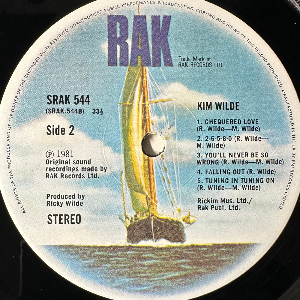 Kim Wilde ‎– Kim Wilde (Англия 1981г.)