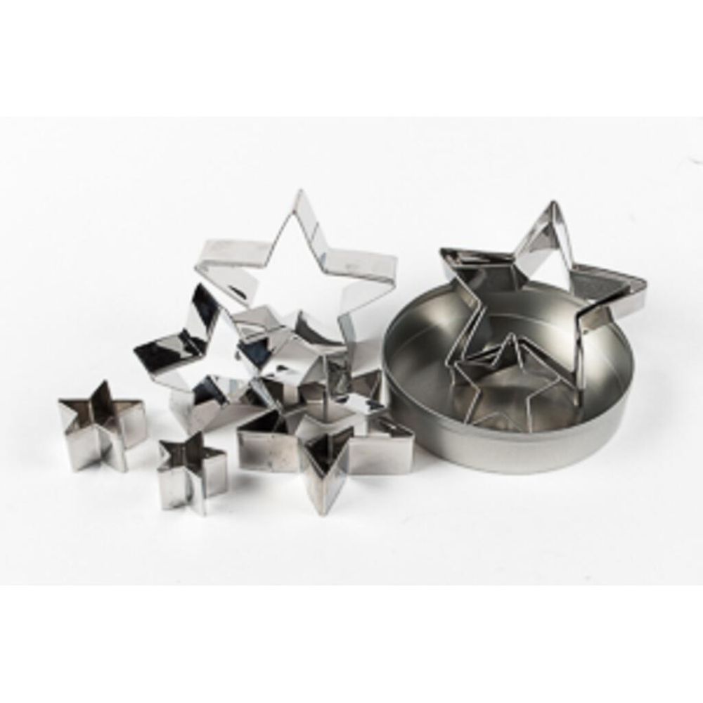 Набор кондитерских форм "Звезда", h 3 см, d 3/ 4/ 5/ 6/ 7/ 8/ 9/ 10/ 12 см, P.L.