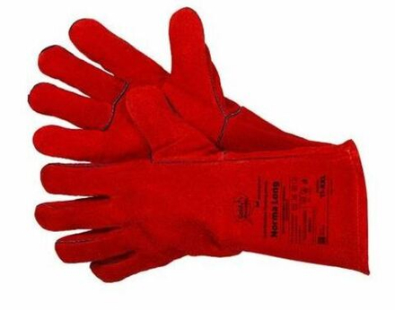 Краги спилковые красные Cowsplit Leather Welding Gloves р.11 (XXL) Norma /GM1011LT11