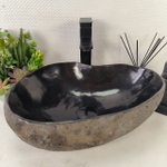 Раковина из речного камня RS-65081 44*34*15 0861