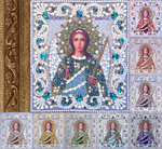 Принт-ЖС8 Ткань с нанесенной авторской схемой Ангел Хранитель