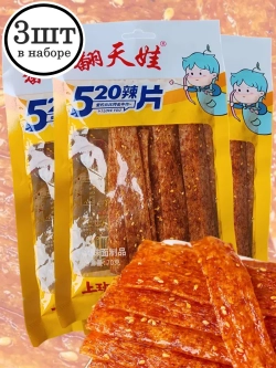 Латяо острые полоски с кунжутом 70 г * 3 шт