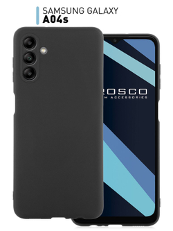 Чехол ROSCO для Samsung Galaxy A04S (арт. SS-A04S-COLOURFUL-BLACK )