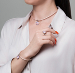 Колье Fiore Luna Lavender Delite B1902.10 V/S