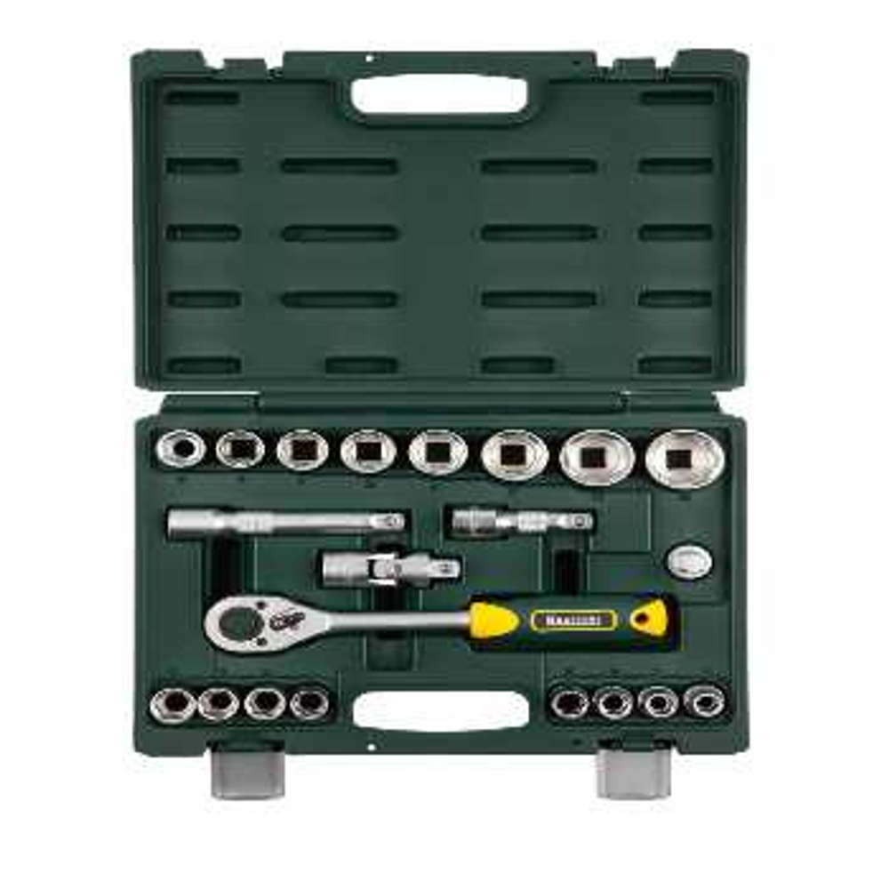 Набор торцовых головок 1/2", 21 предмет KRAFTOOL, 27882-H22_z02
