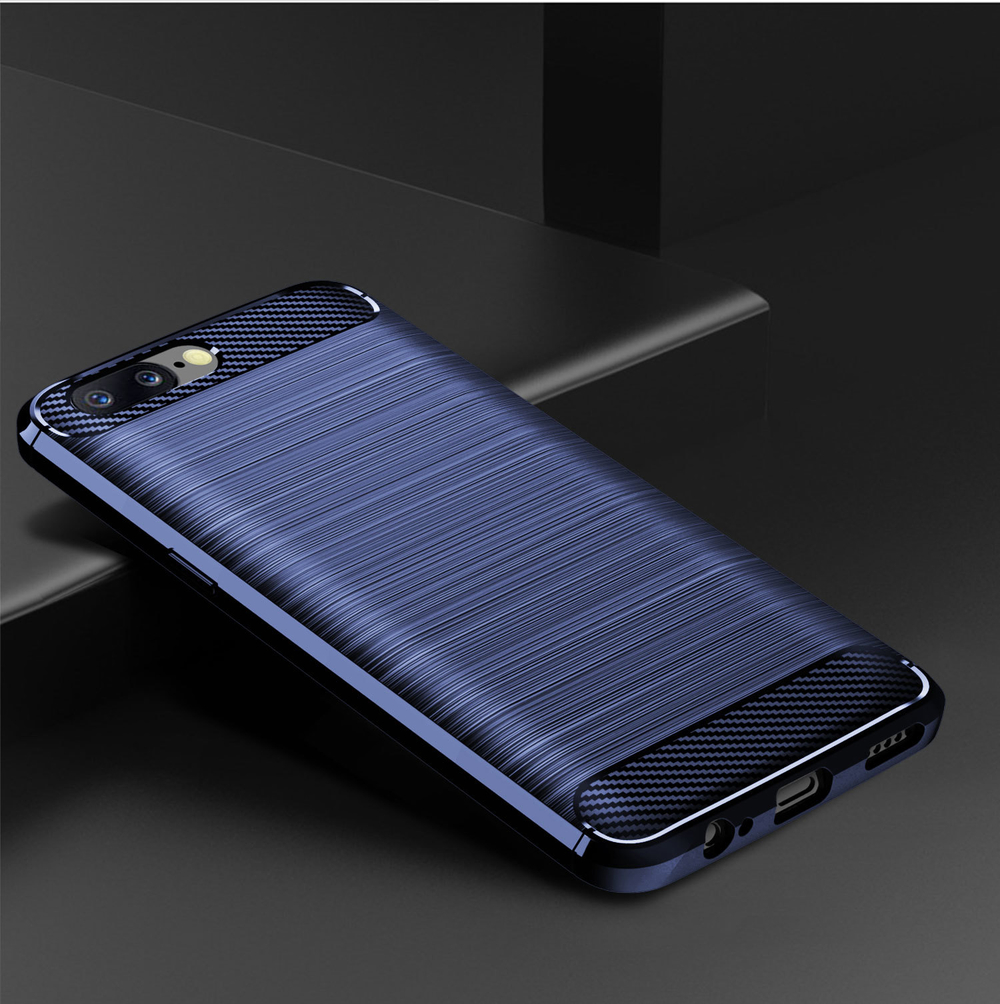 Чехол для OnePlus 5 цвет Blue (синий), серия Carbon от Caseport