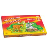 Пластилин классический ГАММА "Мультики", 16 цветов, 320 г, со стеком, картонная упаковка, 280027/281027, 280027, 281027