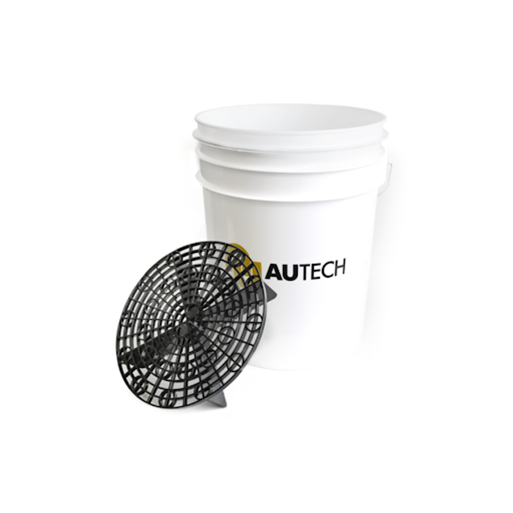 Ведро для мойки автомобиля с крышкой и сепаратором Autech