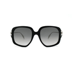 Очки Alexander McQueen AM0374S-001 квадрат черный с серебром