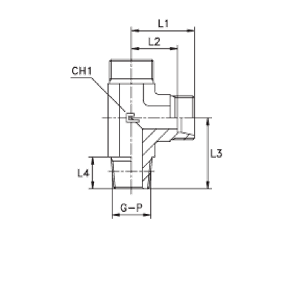 Штуцер FLC DS16 NPT1/2" (корпус)