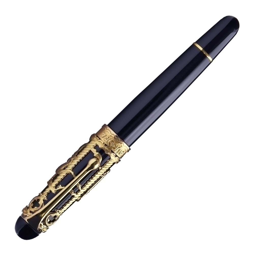Перьевая ручка Aurora Venezia, black GT, в подарочной коробке