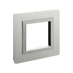 Рамка из алюминия, "Avanti", серая, 1 пост (2 мод.)