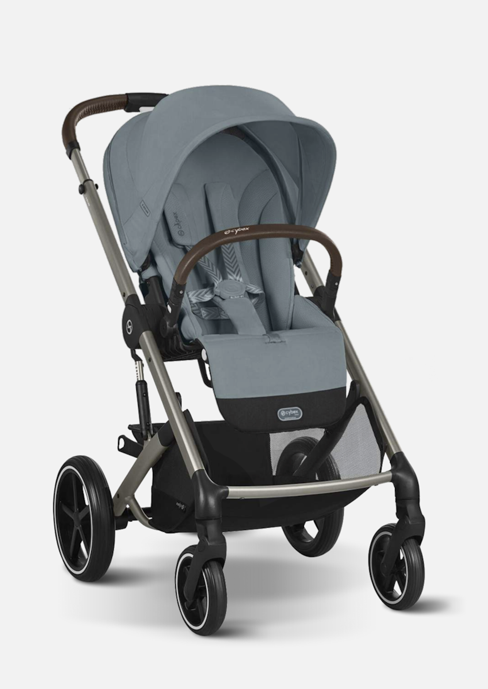 Cybex Детская коляска Balios S Lux BLK 2 в 1 цвет Stormy Blue