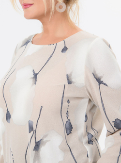 Блуза джерси-ангора Волшебные цветы