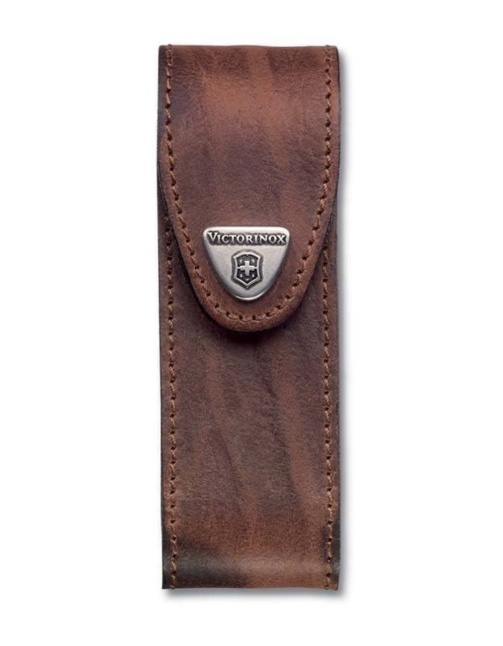 Чехол на ремень VICTORINOX для ножей 111 мм толщиной 4-6 уровней, кожаный, коричневый (4.0548)