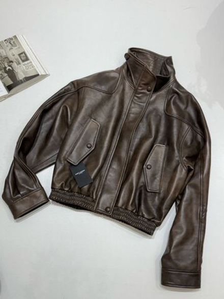 Кожаная куртка Yves Saint Laurent