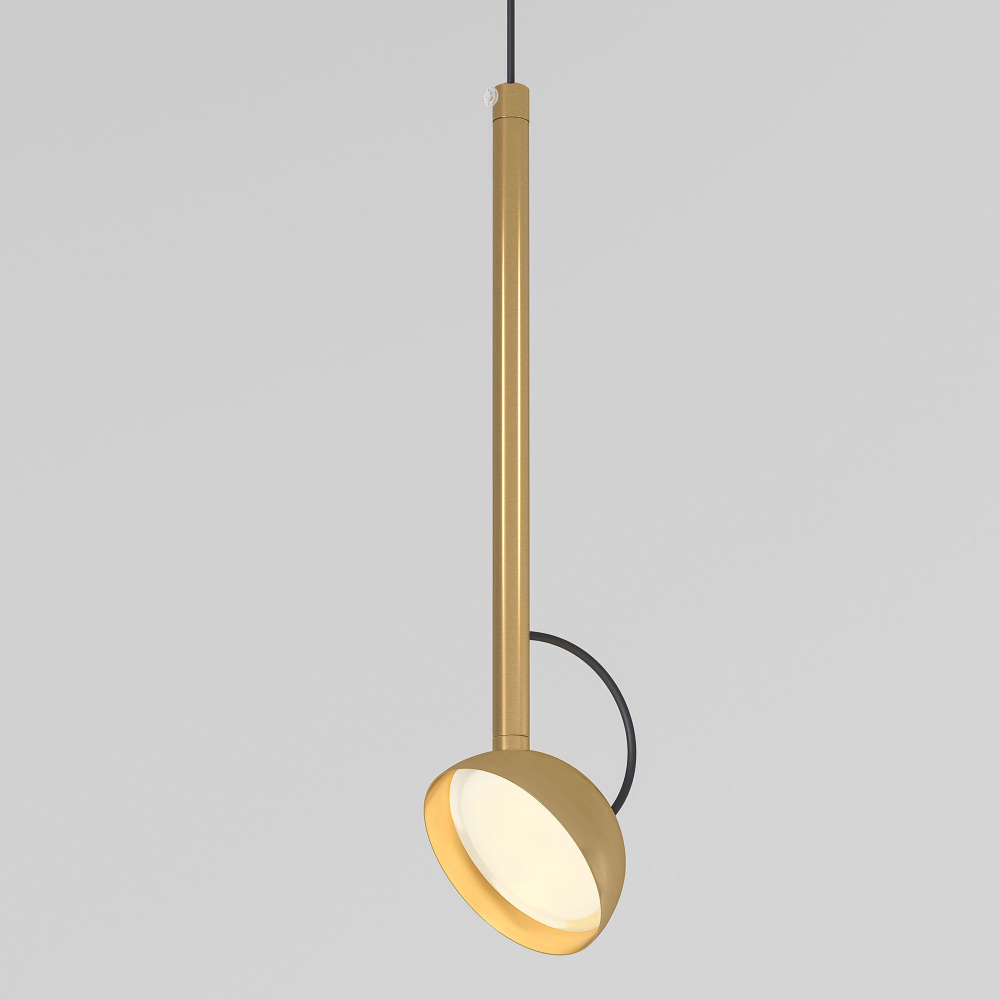 Подвесной светодиодный светильник Elektrostandard Join 50313 LED 7W 3000K латунь