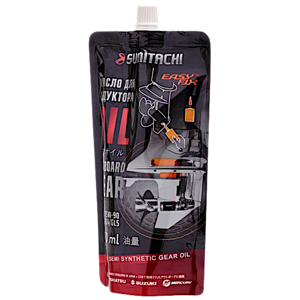 Трансмиссионное масло Sumitachi 75W90 GL4/GL5 350мл Outboard Gear Oil