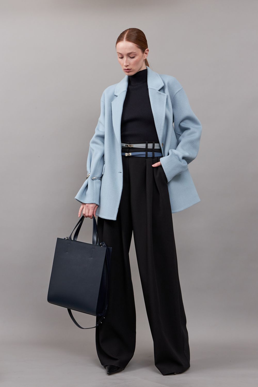 ТОНКИЙ РЕМЕНЬ В ДВА ОБОРОТА SILVER GREY