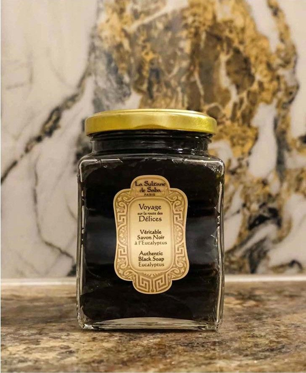 La Sultane de Saba Черное мыло с Эвкалиптом 300 мл