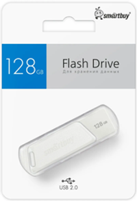 Флешка 128-GB USB-2.0 SMART-BUY Arcanium White