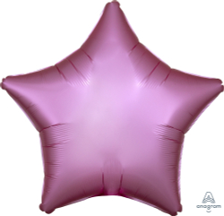 Звезда "Розовый фламинго сатин" 46 см