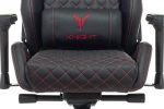 Кресло компьютерное Бюрократ Knight TITAN черный/красный