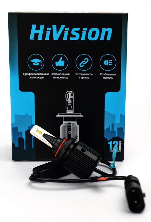 Лампа LED HB3 6000K 12/24V 3000Lm A1 (к-т 2ед.)