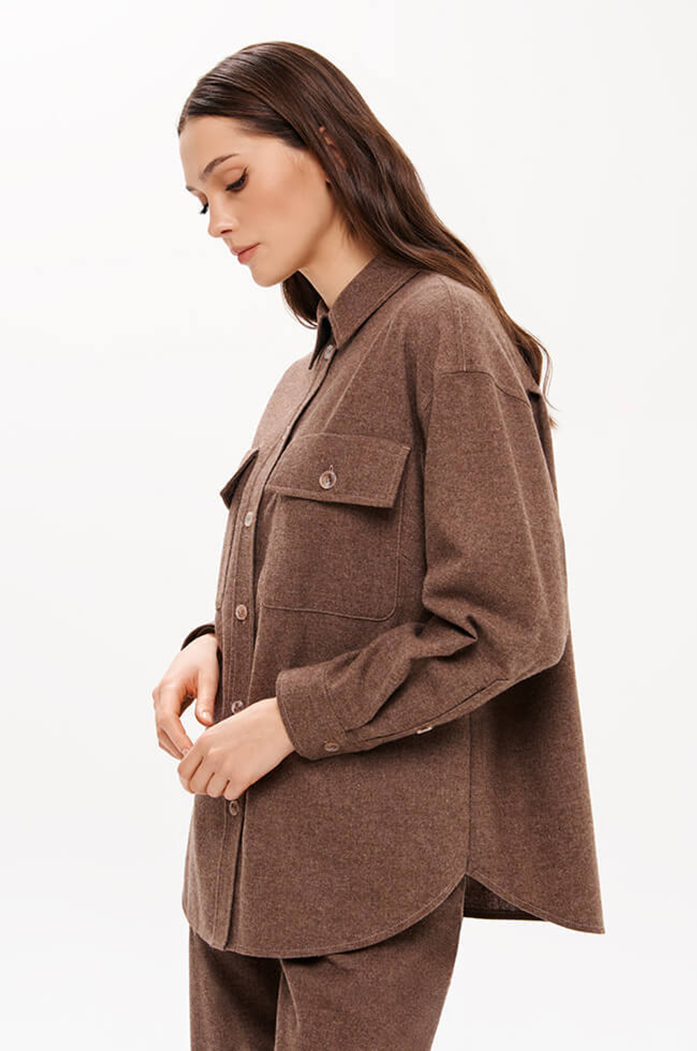 23370 Блузка женская (какао)