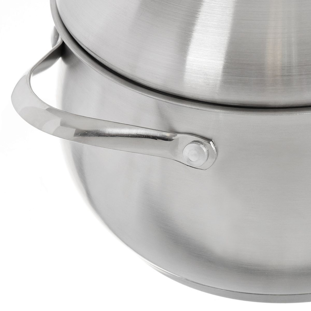 Кастрюля нерж, 2.9 л, с крыш, Daniks, Мальта, GS-01345KS-18CA, индукц