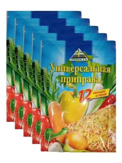 Универсальная приправа 12 Овощей и Трав 70 г * 5 шт