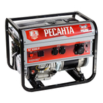 Электрогенератор бензиновый однофазный Ресанта БГ 6500 Р