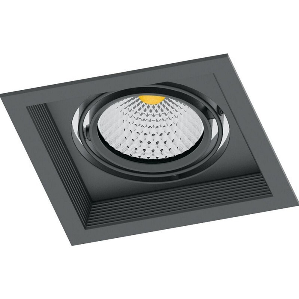 Светильник карданный светодиодный 1x20W 1800 Lm. 4000К. 35 градусов. черный. AL201 с драйвером и клеммой в комплекте