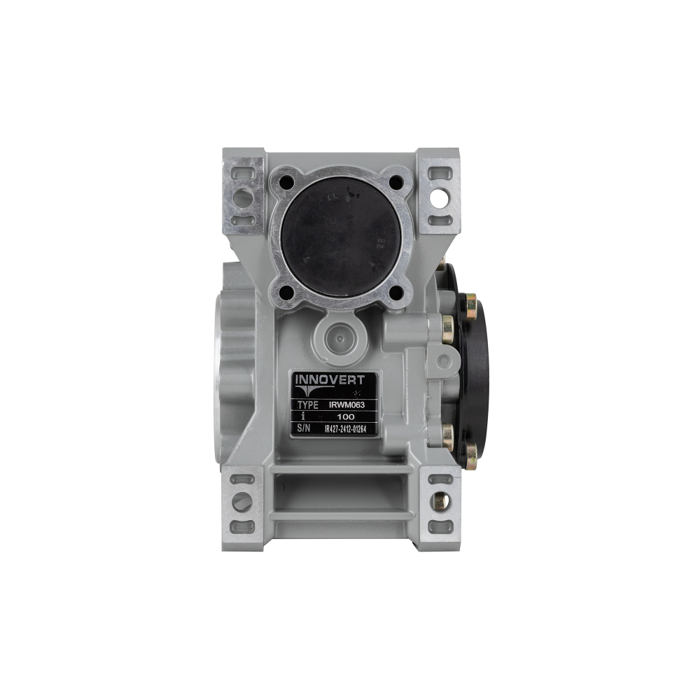 Редуктор червячный INNOVERT 063 (i=10) вал вх./вых 24/25 мм, масло синтетическое (-25..+40 С)