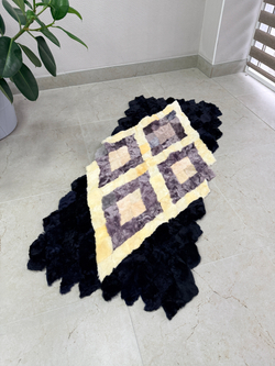 Меховой Коврик прикроватный накидка на кресло из овчины