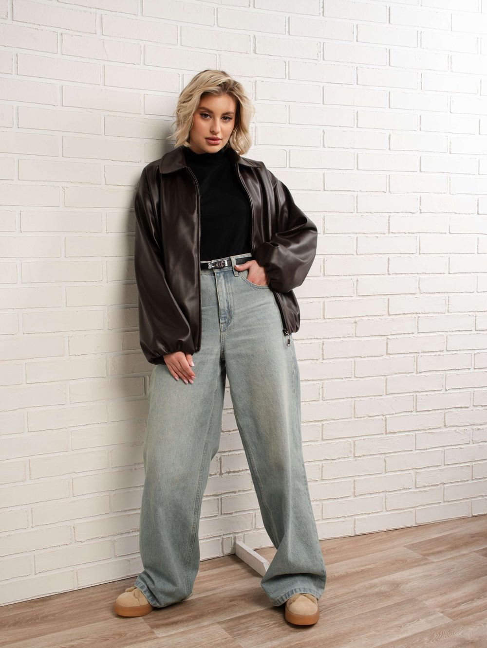 Куртка Поверь в мечту (коричневая) Б15155-7М LT Collection