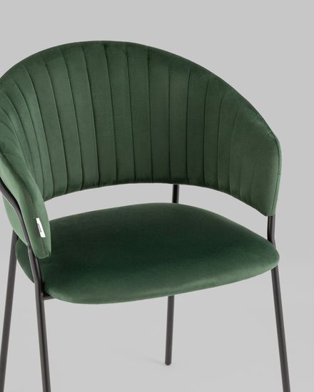 Стул Baro велюр зелёный