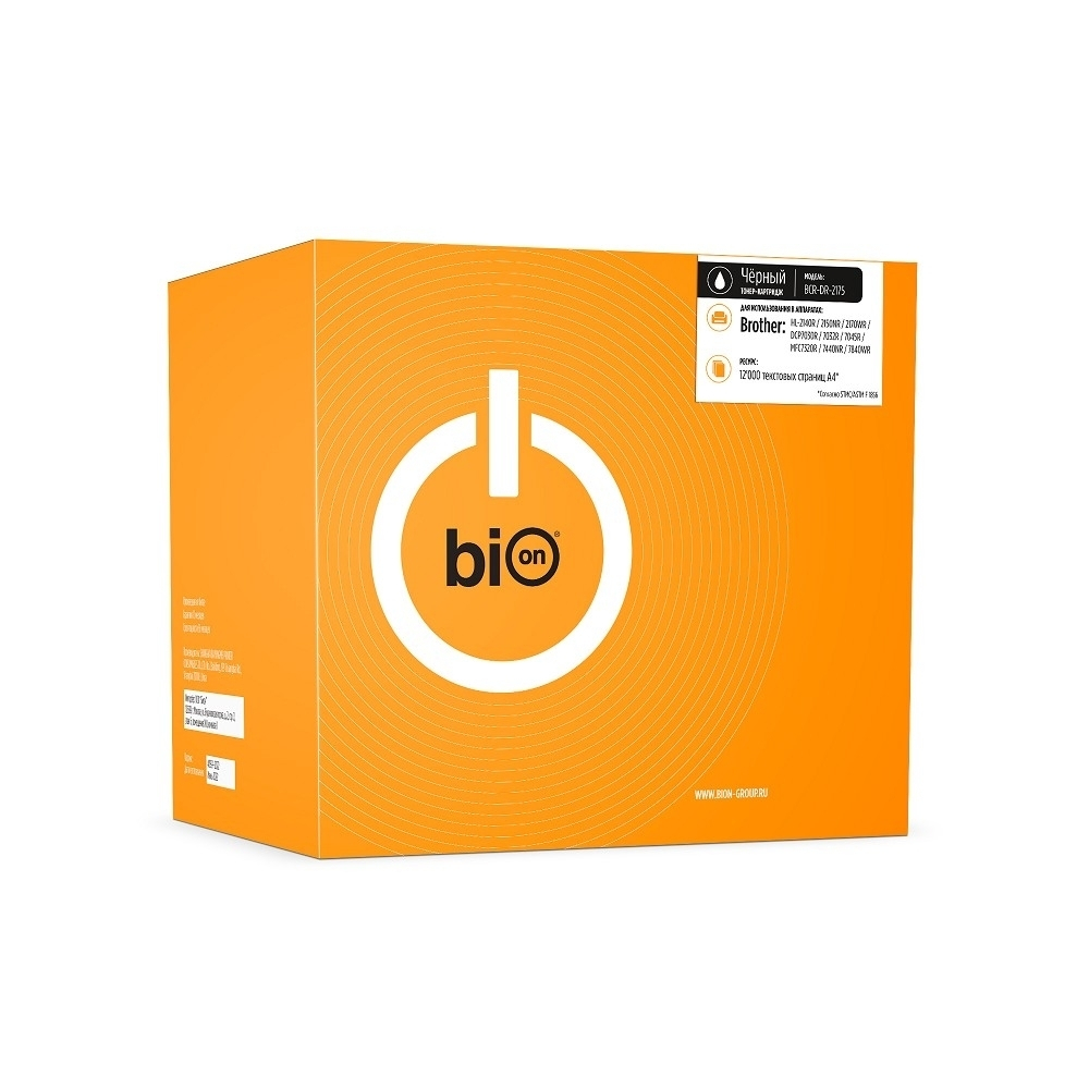 Bion BCR-DR-2175 Драм-картридж для Brother ( HL-2170WR/2150NR/MFC-7320R/HL-2140R/MFC-7440NR/DCP-7045NR/7030R/MFC-7840NR/DCP-7040R )(12000  стр.), с чипом