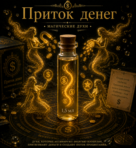 Магические духи "Приток денег"