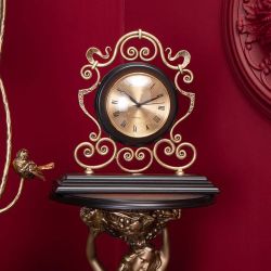 Часы настольные Аделаида Бронза