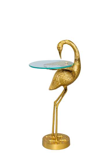 Кофейный столик &quot;Птица&quot; золото