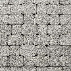 Тротуарная плитка КЛАССИКО - Стоунмикс Белый с черным, комплект из 2 видов плит