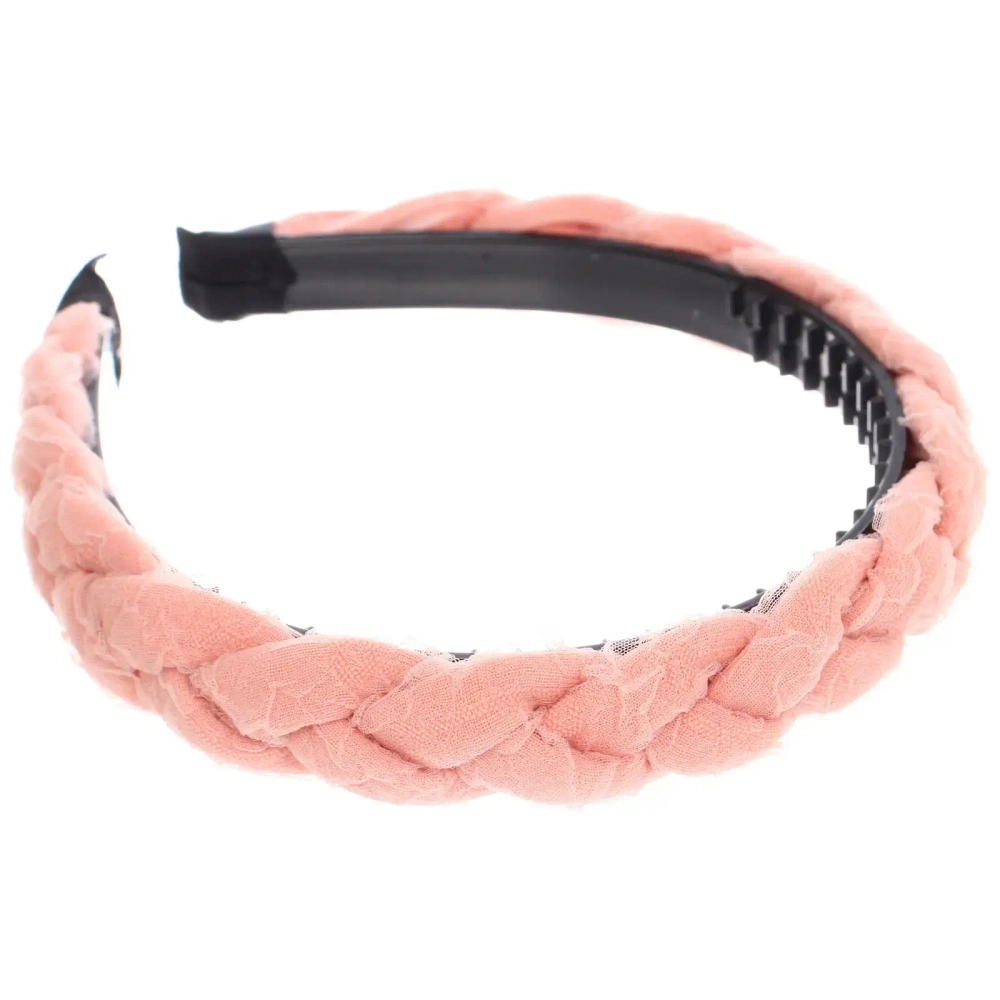 Ободок для волос «МАРЦИПАН», миамо, ширина 1,5см, микс 6 цветов ( в пакете с подвесом)