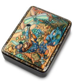 Народные промыслы ШК-45/12 Шкатулка «Комариная охота» Орлова